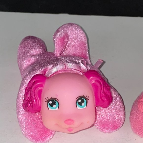 Puppy Surprise 2 Pink Puppies Replacement Pups Different Color Eyes Toy Figure - Picture 2 of 7
